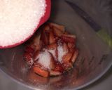 A picture of step 3 of Strawberry pudding.