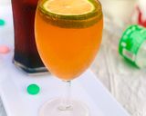 A picture of step 2 of Fanta moctail.