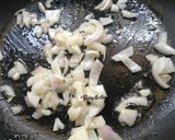 A picture of step 1 of Almonds Broccoli Soup.
