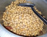 A picture of step 3 of Chana chat mix.