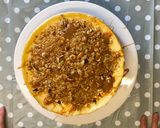 A picture of step 5 of Apple Crumble Cheesecake.