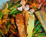 পেঁয়াজকলি ও বড়ি শিম দিয়ে ডেলা মাছ(dela mach recipe in Bengali) রেসিপির ধাপ 5 ছবি