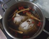 Hình bước làm 3 của món Canh Gà tiềm Bát Trân (thuốc bắc) - Ba Zhen Tang