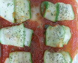 Foto del paso 4 de la receta: Canelones de calabacín, rellenos de gambas..🥒🥒🦐🦐