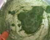 A picture of step 3 of Spinach Dhoklas.