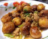 Hình bước làm 4 của món Trứng cút kho thịt