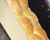 A picture of step 6 of Nutella bread 🥯.