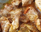 A picture of step 3 of Ghiya chicken.
