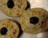 A picture of step 6 of Baked cheesy potato boat with loaded paneer and mushroom.