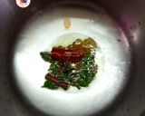 A picture of step 3 of Fajeto (Gujarati Mango Kadhi).