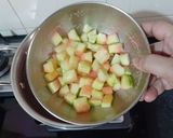 A picture of step 4 of Watermelon rind jam (Tarmujer khoshar Jam).