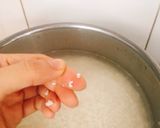 Hình bước làm 1 của món Bánh trôi (tự xay bột ướt)