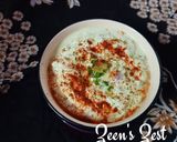 A picture of step 3 of Avocado Raita.