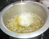 A picture of step 4 of Rajasthani Ghewar.