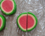 Foto langkah ke 7 dari resep Watermelon Cookies (Kukis Semangka).