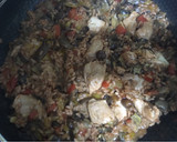 Foto del paso 7 de la receta: Arroz tandoori con leche de coco, pavo y setas
