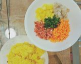 Hình bước làm 3 của món Cơm chiên khóm