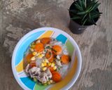Foto langkah ke 7 dari resep Sop Soun Jagung Wortel.