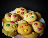 A picture of step 2 of M &M COOKIES.