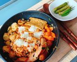 รูปขั้นตอนการทำที่ 4 ของ ราเมนต็อกบกกีชีส🧀 style by barbie👩🏼🍳