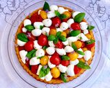A picture of step 4 of Caprese Savory Tart.