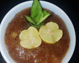 A picture of step 8 of Nimbu crush chtuney.
