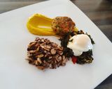 A picture of step 7 of Sweet Potato & Mung Bean Bran Cakes.