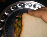 A picture of step 9 of Aloo bharta grill sandwich.