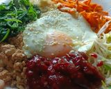 Foto langkah ke 5 dari resep Bibimbap ekonomis saus gochujang.