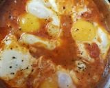 A picture of step 6 of My Lovely One Pan,Tasty Bacon, Eggs & Tomato Baked Breakfast.😁.