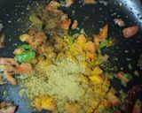 A picture of step 2 of Dal Dhokli.