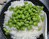 A picture of step 5 of Edamame Rice.