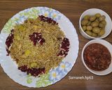 عکس مرحله 2 از دستور دمی باقالی پلو با مرغ🌺