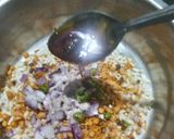 A picture of step 1 of Puffed Rice and Mixture Bhel.