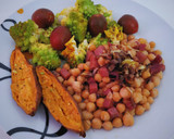 Foto del paso 5 de la receta: Garbanzos con jamón y puerro crujiente