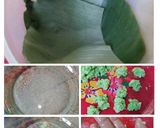 Foto langkah ke 4 dari resep Tape ketan Daun katuk / Tapai lakatan hijau khas Banjarmasin.