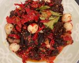 Foto langkah ke 6 dari resep Dendeng Batokok Pedas (Merah).