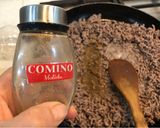 Foto del paso 3 de la receta: Cebollines con carne y arroz