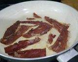 Foto del paso 2 de la receta Cena ligera - verduras al vapor con jamón crujiente