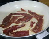 Foto del paso 2 de la receta: Cena ligera - verduras al vapor con jamón crujiente
