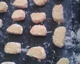 A picture of step 3 of Mini Rainbow Cookies.