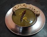 A picture of step 9 of Palak paneer.