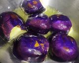 A picture of step 2 of Curd eggplant sabji.