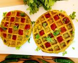 A picture of step 5 of Veg.Moong Dal Waffles.