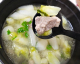 娃娃菜蘿蔔排骨湯的食譜步驟3照片