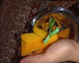 عکس مرحله 1 از دستور چیپس کدو حلوایی