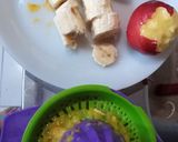 Foto del paso 1 de la receta: Batido de banana, durazno y naranjas😋