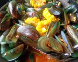 Foto langkah ke 13 dari resep Kerang hijau saus Padang.