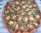 Foto del paso 5 de la receta: Coca de calabacín, cebolla y queso de cabra