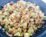 Foto del paso 5 de la receta: Quinoa con verduras y queso fresco